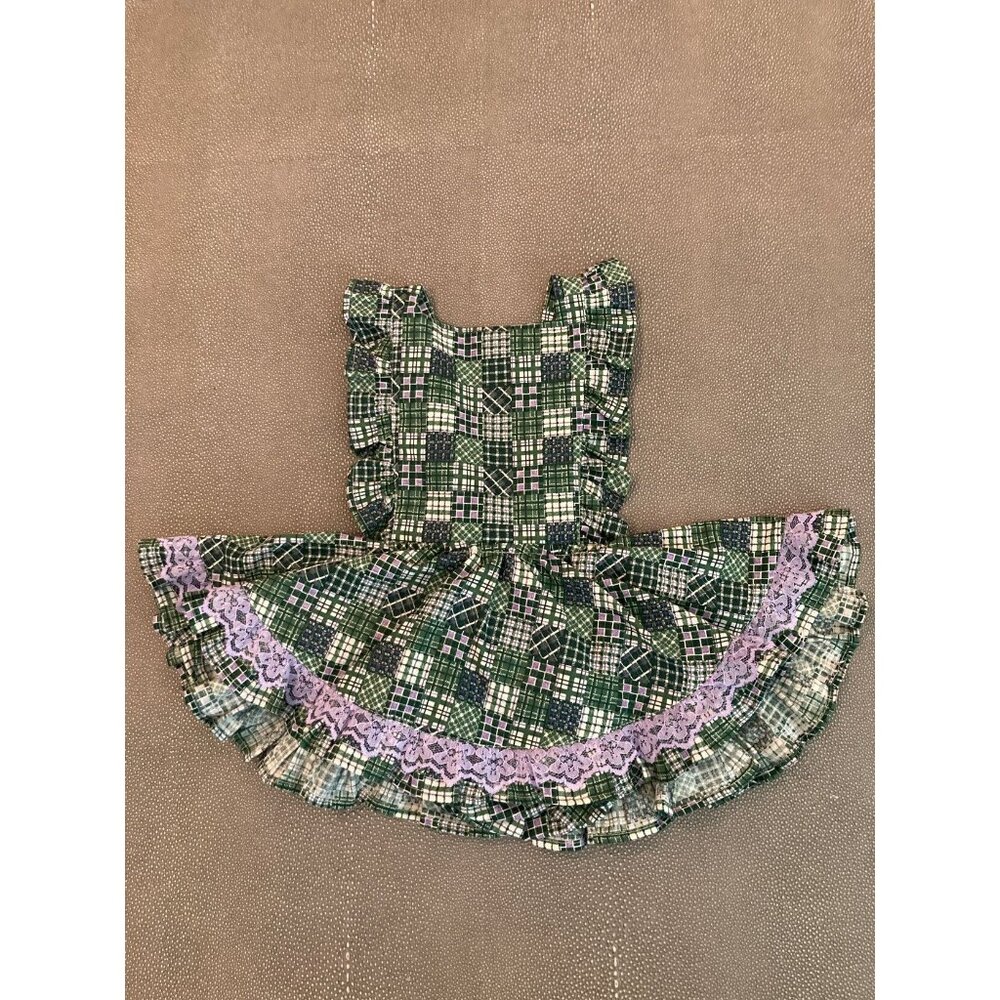 Numi Plaid W/ Lace Pinafore 12/24 M